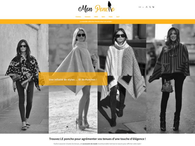 Mon Poncho | boutique de poncho femme et homme