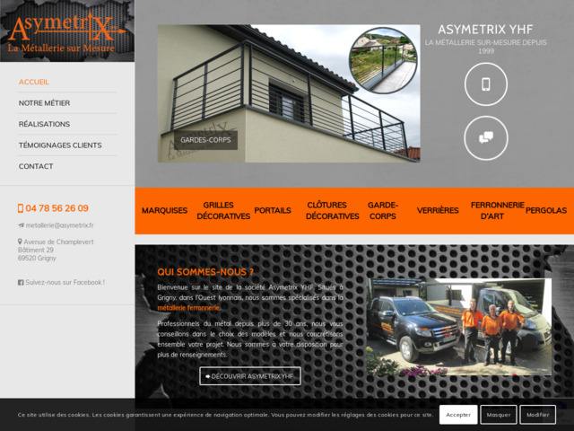 Asymetrix : metallerie à Grigny (69)