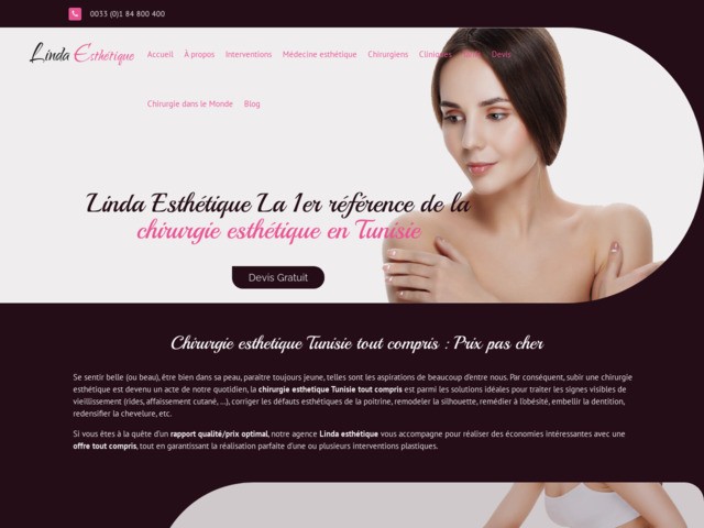 Chirurgie esthetique en Tunisie tout compris
