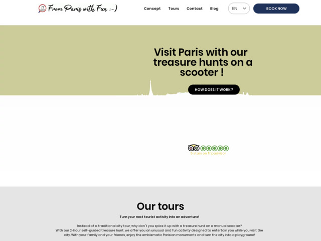 Visite de Paris : chasse au tresor en trottinette