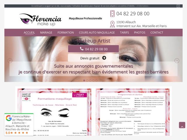 Maquilleuse à domicile à Marseille