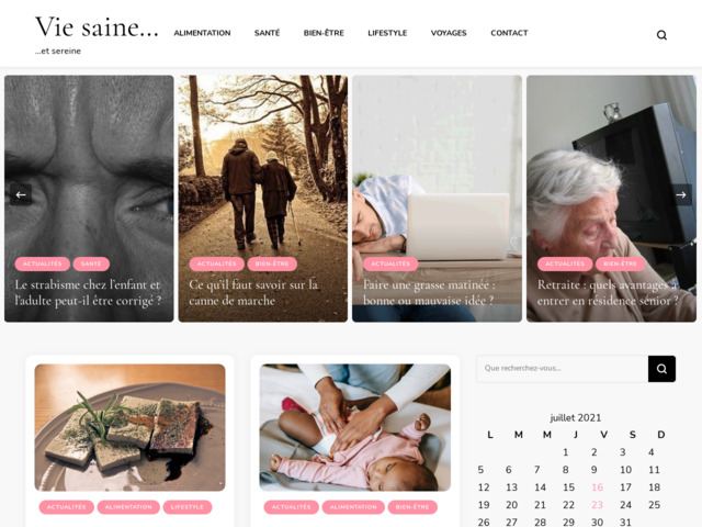 Vie saine et sereine