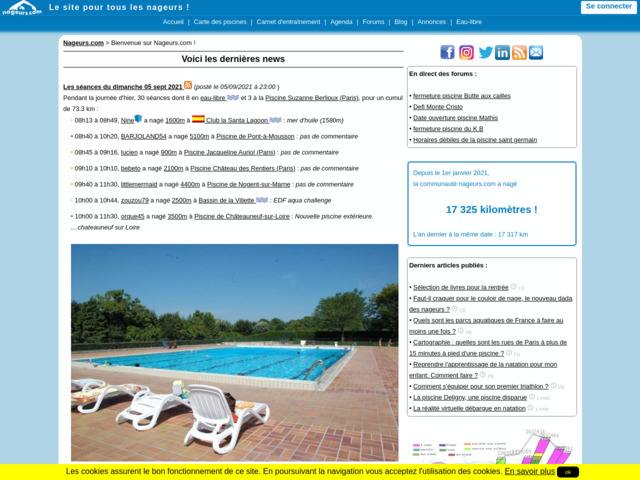 Nageurs.com, le site pour tous les nageurs !
