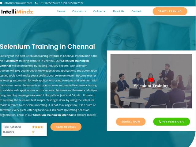 Selenium training in chennai