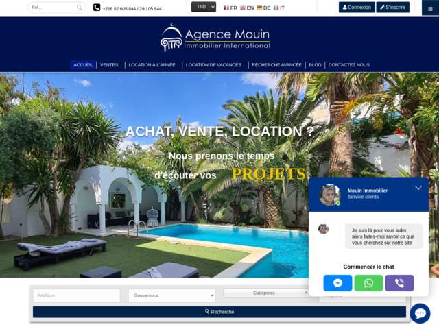 Agence immobilière tunisie