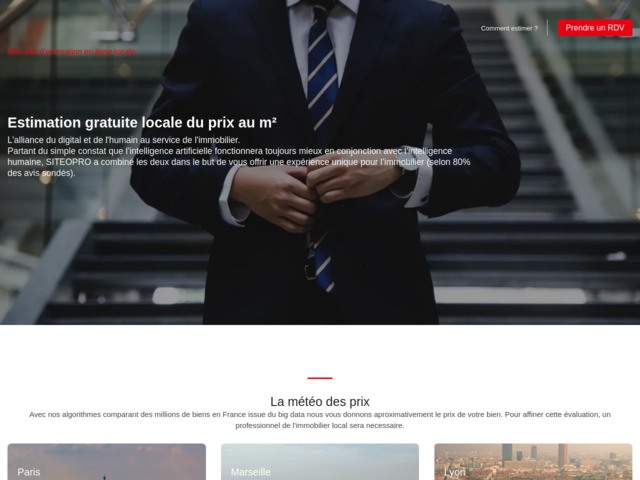 Siteopro la météo des prix immobilier au m2