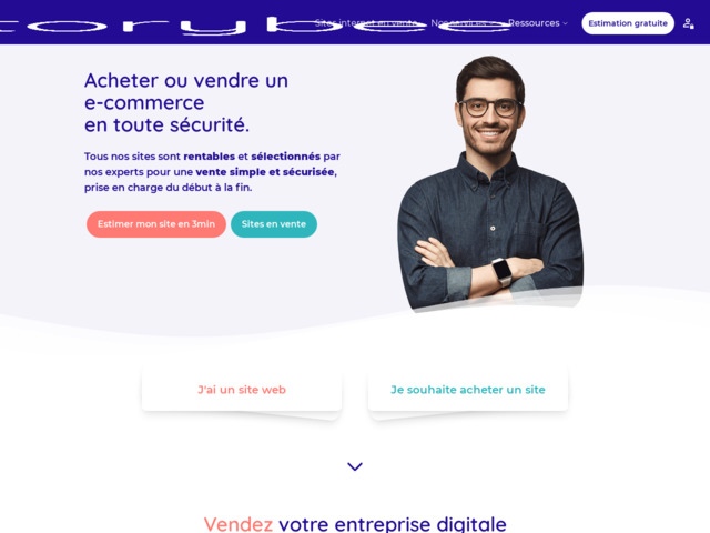 Achatrevente de site e-commerce