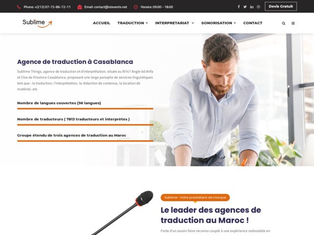 Agence de traduction maroc