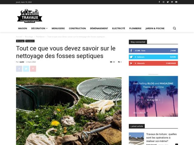 La nécessité de nettoyer une fosse septique