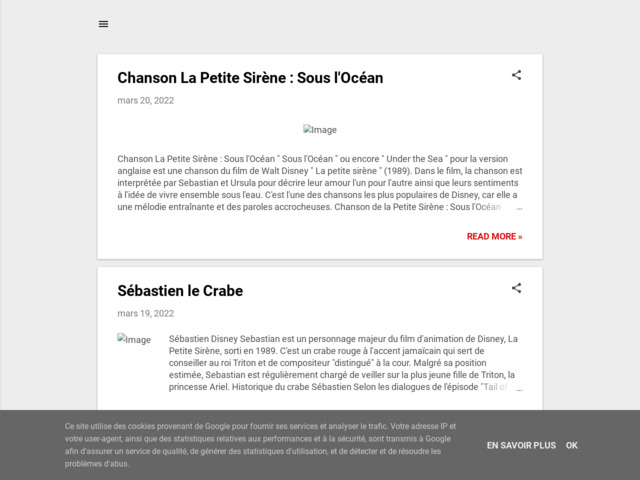 Blog La Petite Sirne