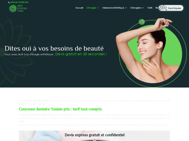 Couronne dentaire Tunisie