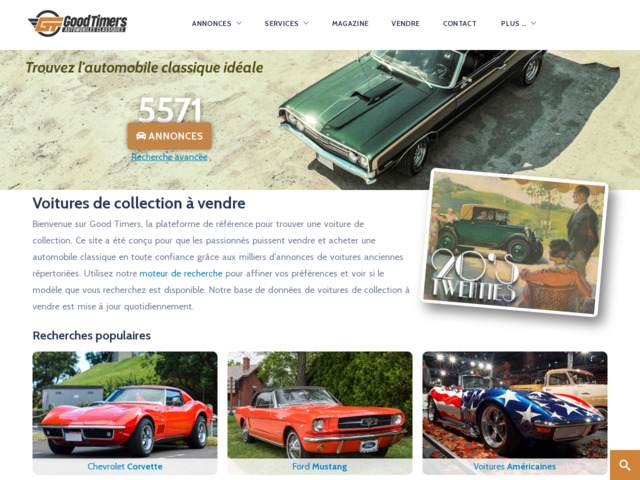 Annonces de voitures de collection
