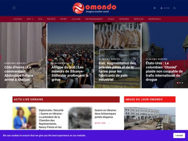 Site d'information et d'actualités internationale