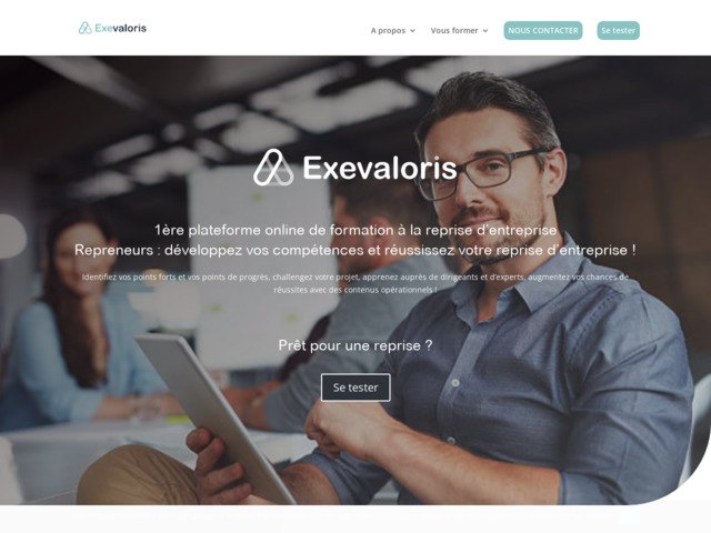 Exevaloris, pour votre formation en reprise d'entreprise