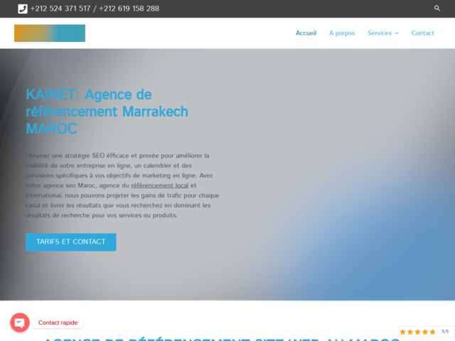 Kainet : Agence de référencement Maroc