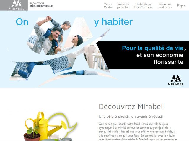 Promoteur résidentiel à Mirabel - Maison Mirabel