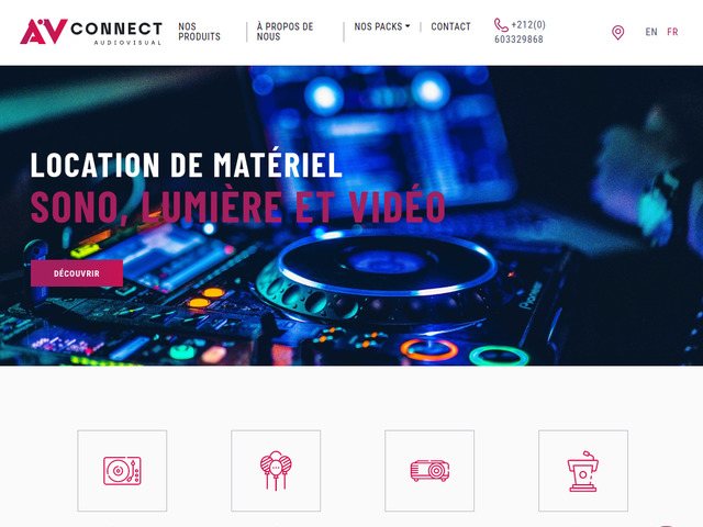 Location matriel audiovisuel Marrakech