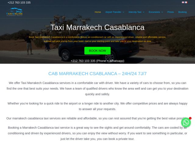 Taxi Marrakech Essaouira