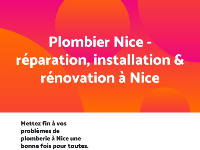 Une urgence en plomberie faite appel à Bogaert-plomberie à Nice