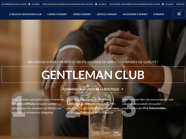 Spcialiste verrerie  whisky - Gentlemanclub