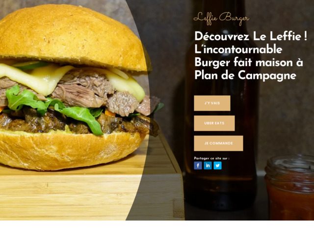 Leffie Burger, restaurant à Plan de Campagne