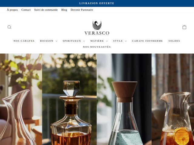 Vente de carafe luxueuse en ligne