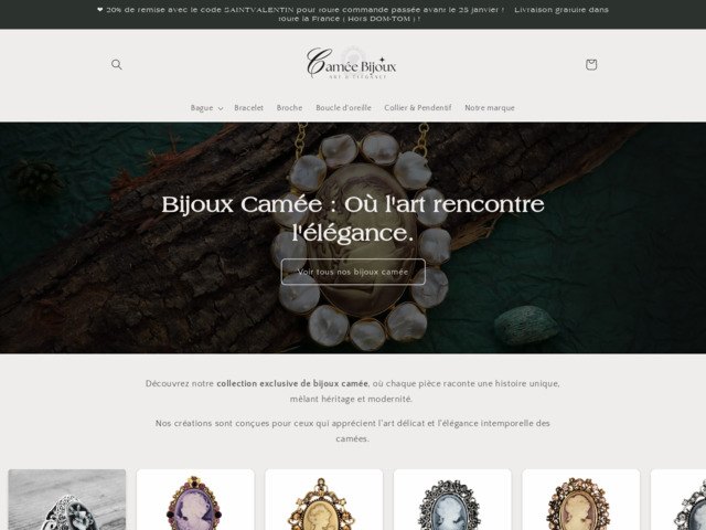 Bijoux Camée : où l'art rencontre l'élégance