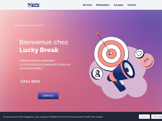 Lucky Break - Web design & marketing digital