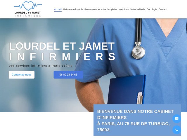 Infirmiers pour changement de pansements à domicile à Paris 11