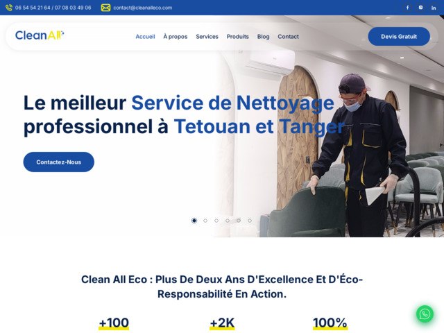 Socit de nettoyage  tanger, ttouan