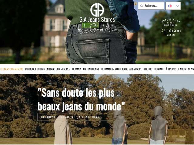 Jeans sur mesure à Lille | le jeans sur mesure | g.a jeans stores