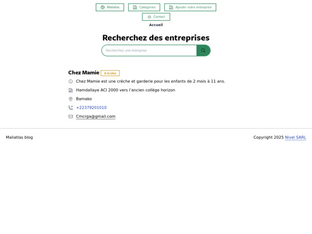Maliatlas - l'annuaire des entreprises du Mali