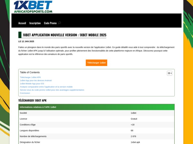 Les features incontournables de l'application 1xbet