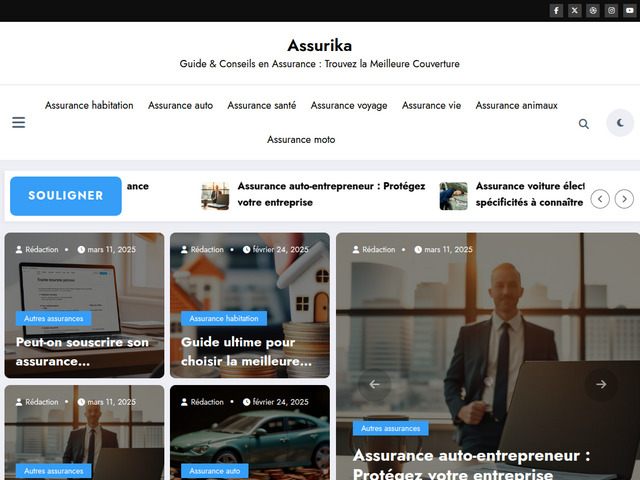Assurika: blog de conseils en assurance