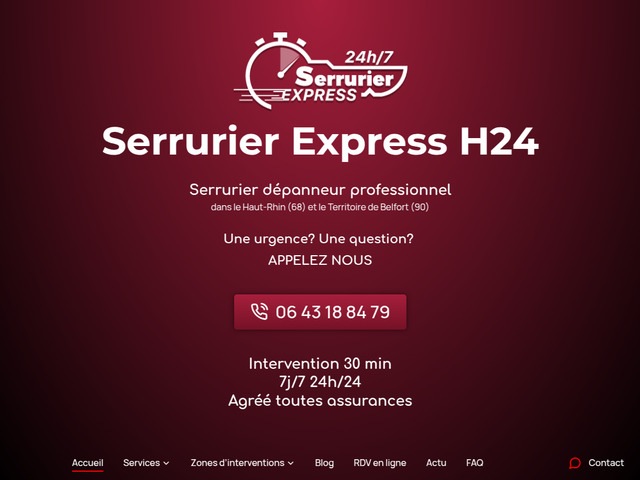 Serrurier Belfort: Serrurier Express H24