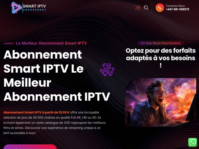 Smart IPTV abonnement le meilleur abonnement IPTV en Europe