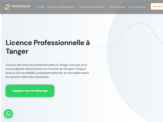 Licence professionnelle tanger