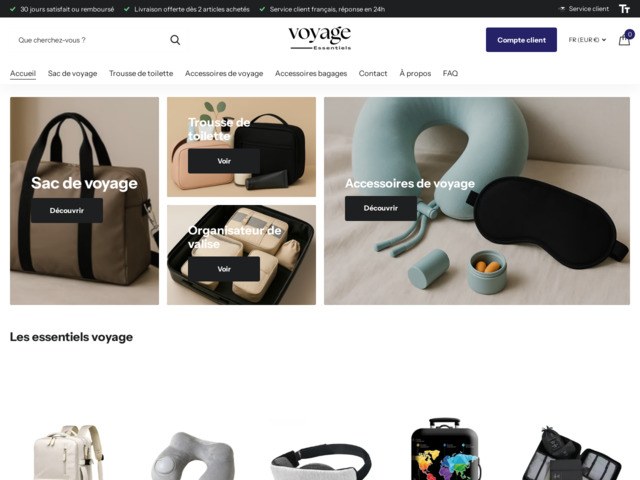 Voyage essentiels