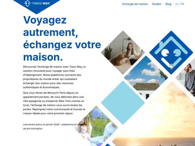 Twoo way - plateforme d'échange de maison
