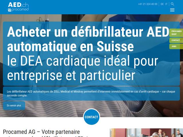 Procamed ag- cardiac medical systems - dfibrillateur suisse aed zoll pro