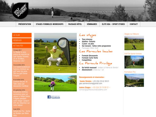 Stages de golf  Aix-Marseille