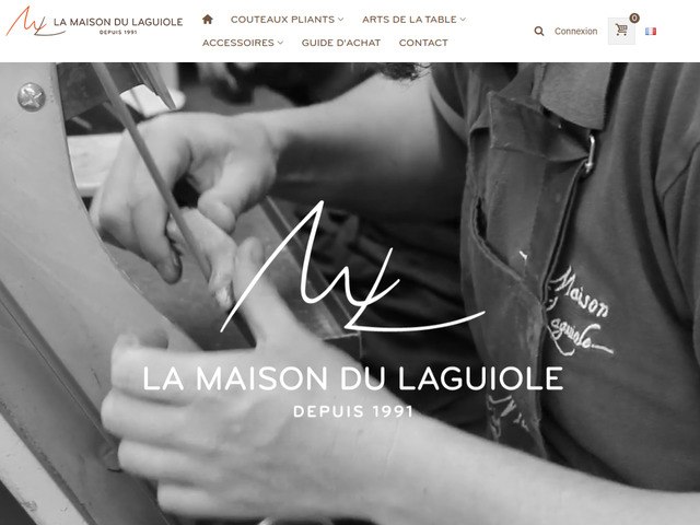 Artisan coutelier à Laguiole