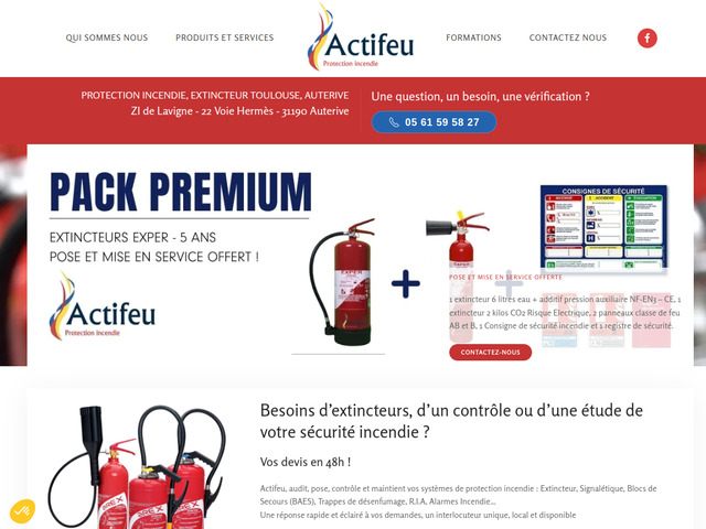 Protection incendie, extincteur Toulouse, Auterive