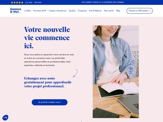 Garance & Moi : cabinet pour la carrière des femmes