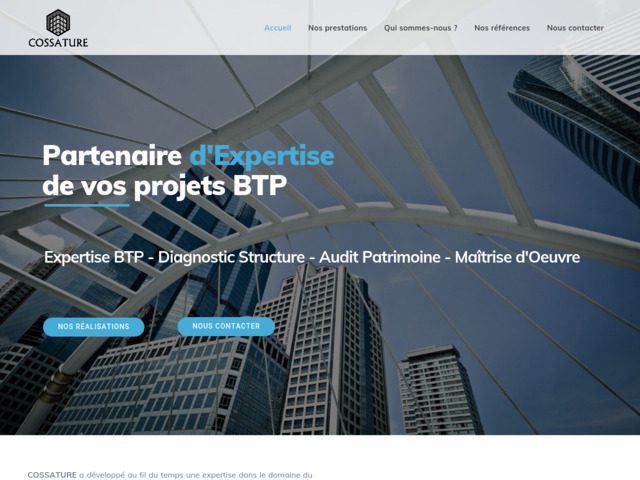 Expert en diagnostic de structure et en btp : cossature