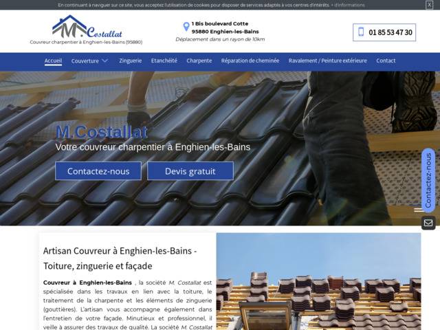 Trouvez votre artisan couvreur dans le 95