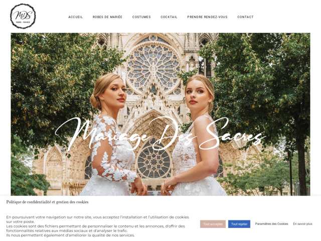 Mariage des Sacres, boutique rmoise de robes de marie et robes de soire