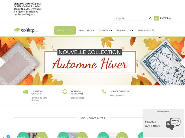 Tapishop la référence pour l'achat de revêtement de sol