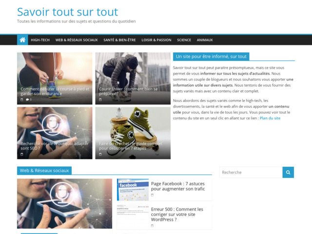Savoir tout sur tout