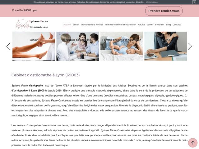 Cabinet d'ostéopathe à Lyon